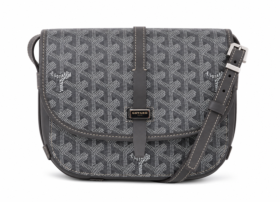 Goyard Shadow Gray Messenger Bag