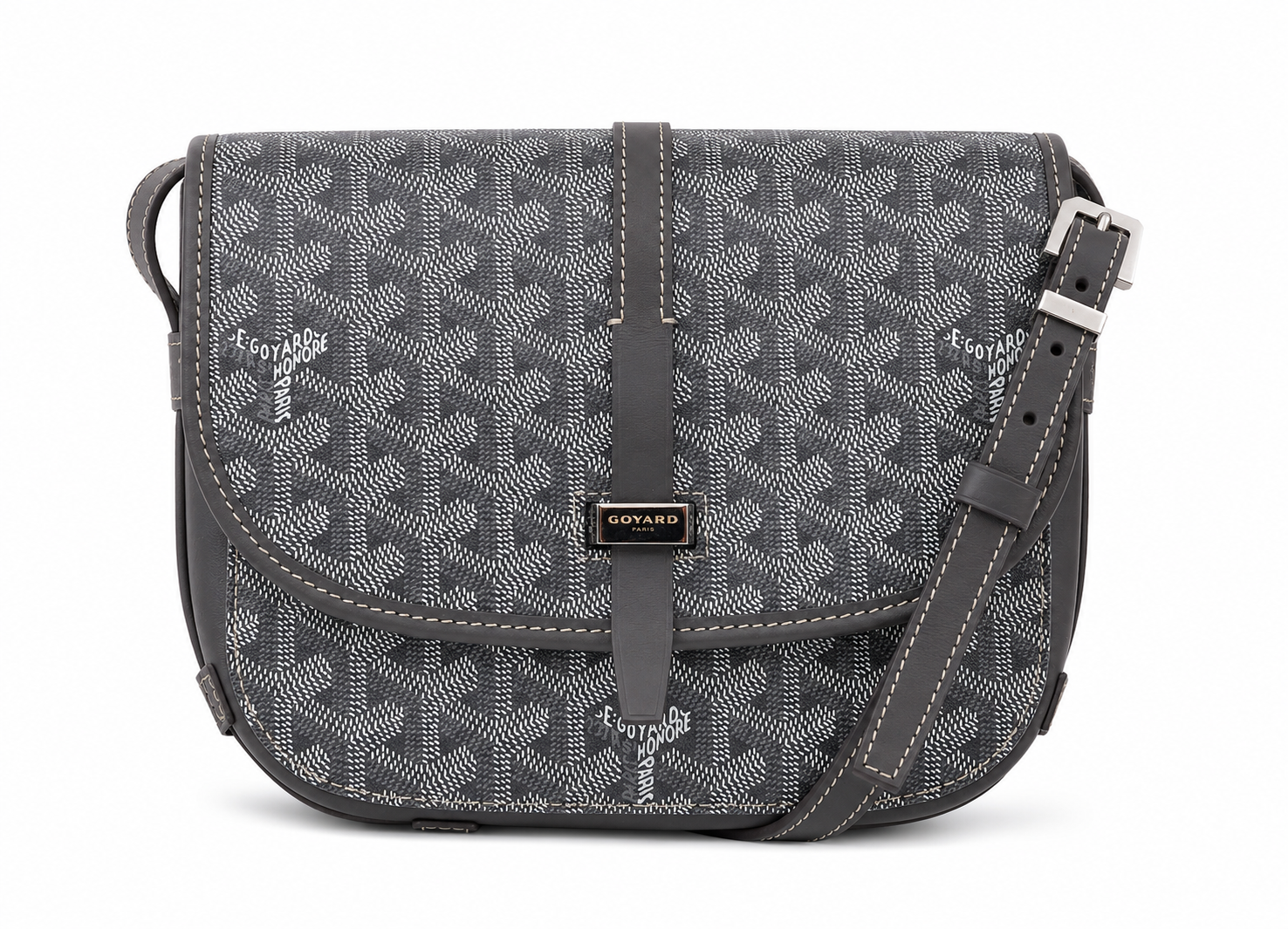 Goyard Shadow Gray Messenger Bag