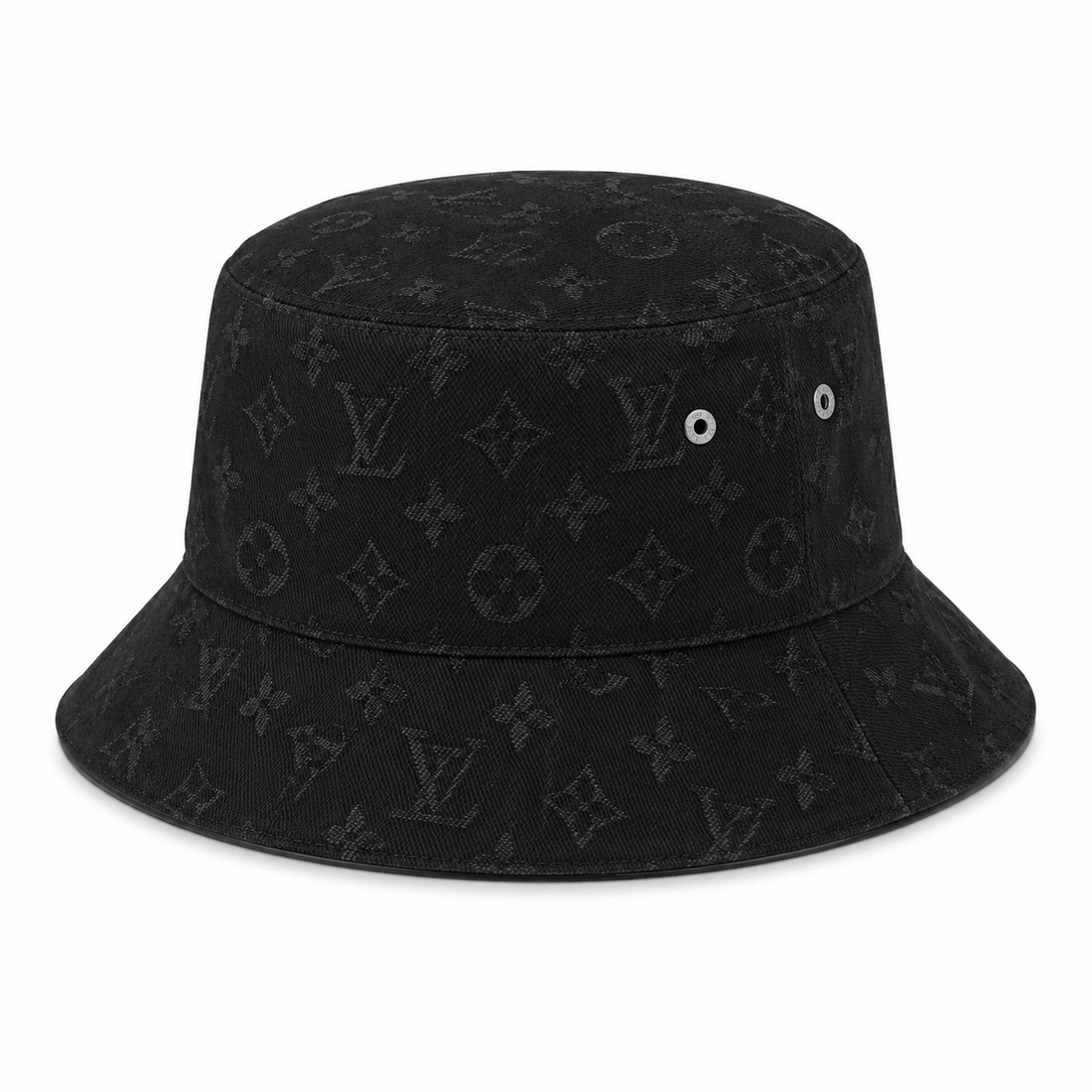Noir Monogram Bucket Hat