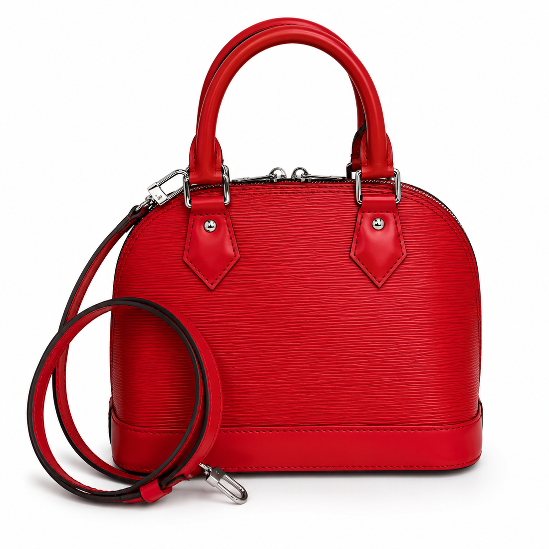 Rouge Élégance Mini Handbag