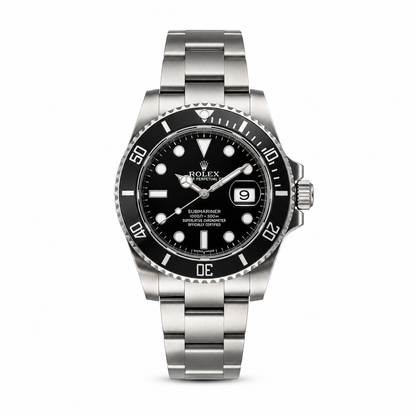Rolex Black Ocean Steel Watch