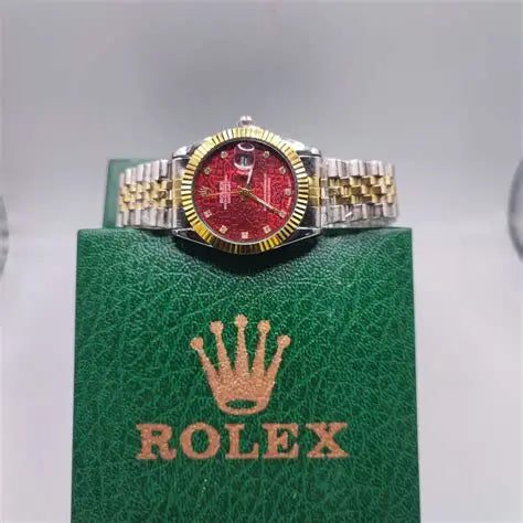 Rolex Crimson Royal Date Watch